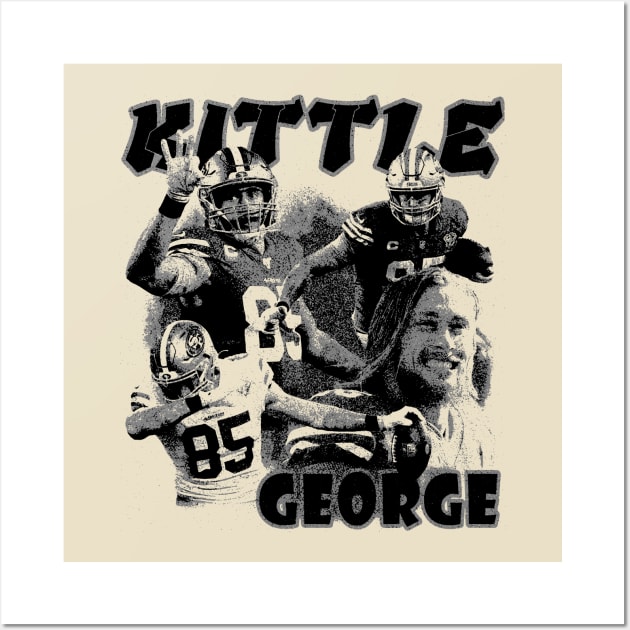 George Kittle(American football tight end) Wall Art by alesyacaitlin